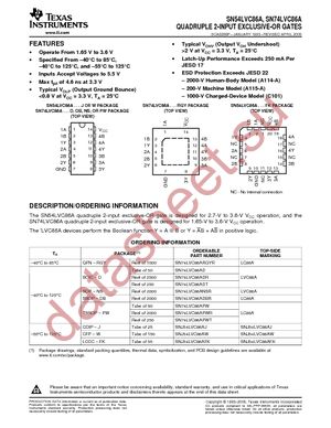 SN74LVC86AD datasheet  